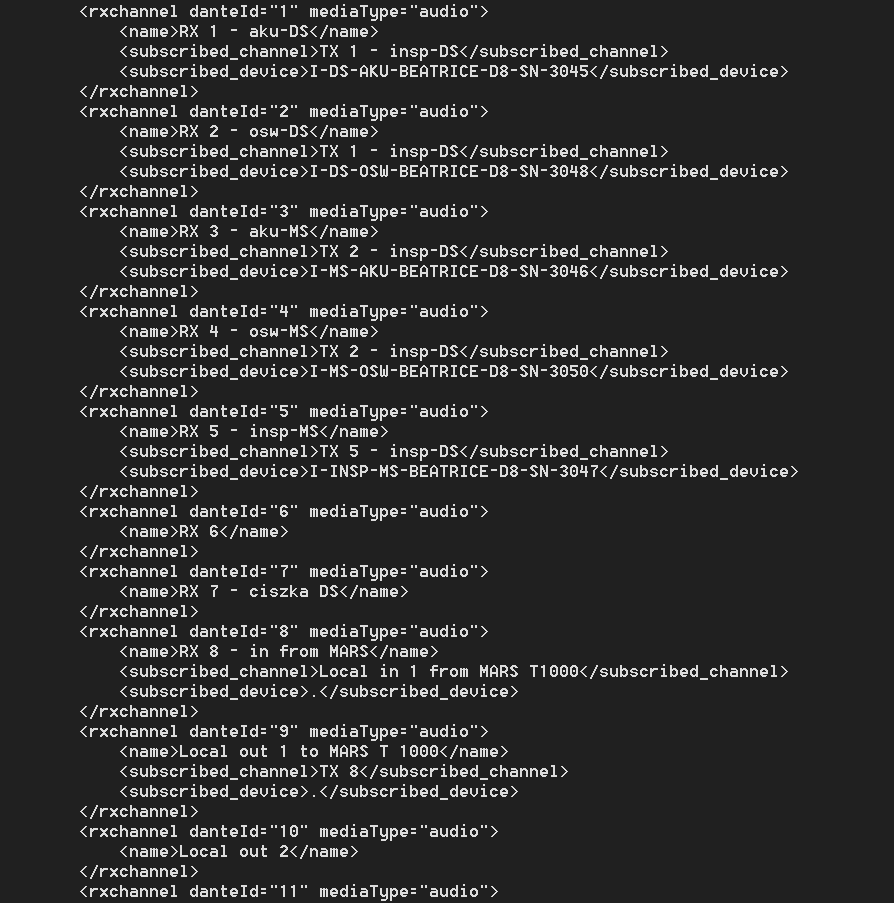 DevRx -xml
